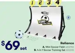 BIG W Reliance 4 in 1 Soccer Training Set offer