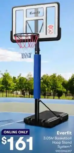 BIG W Everfit Basketball Hoop Stand System offer