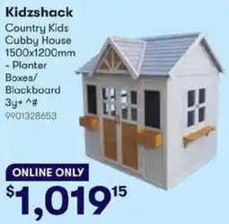 BIG W Kidzshack Country Kids Cubby House offer