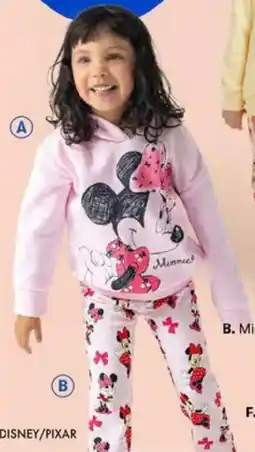 BIG W Minnie mouse hoodie, light pink offer