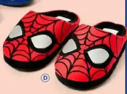 BIG W Kids Spider-Man Scuff Slippers offer