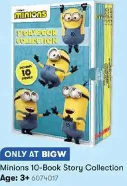 BIG W Minions 10-Book Story Collection Age: 3+ offer