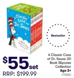 BIG W Classic Case of Dr. Seuss: 20 Book Slipcase Collection Age 3+ offer