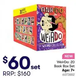 BIG W WeirDo: 20 Book Box Set Age: 7+ offer