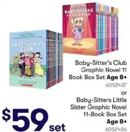 BIG W Baby-Sitter's Club Graphic Novel 11 Book Box Set Age 8+ or Baby-Sitters Little Sister Graphic Novel 11-Book Box Set Age 8+ offer