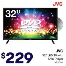 BIG W JVC 32" LED TV with DVD Player offer