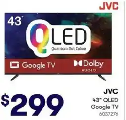 BIG W JVC 43" QLED Google TV offer
