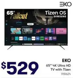 BIG W EKO 65" 4K Ultra HD TV with Tizen offer