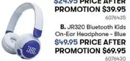 BIG W JR320 Bluetooth Kids On-Ear Headphone offer