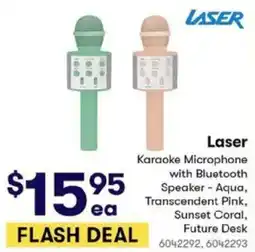 BIG W Laser Karaoke Microphone with Bluetooth Speaker offer
