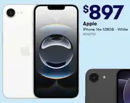 BIG W Apple iPhone 16e 128GB offer