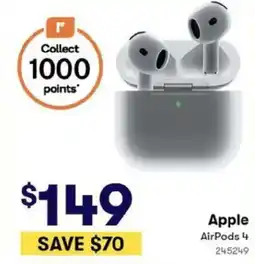 BIG W Apple AirPods 4 offer