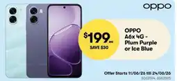 BIG W OPPO A6x 4G Plum Purple or Ice Blue offer