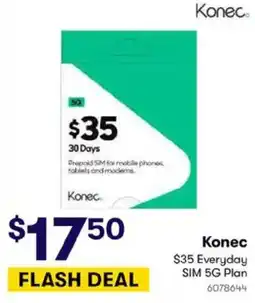 BIG W Konec SIM 5G Plan offer