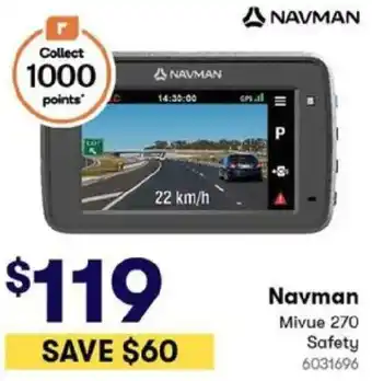 Navman Mivue 270 Safety