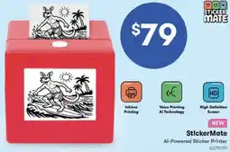 BIG W StickerMate Al-Powered Sticker Printer offer
