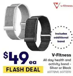 BIG W V-Fitness All day health and activity band offer