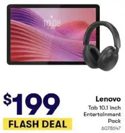 BIG W Lenovo Tab 10.1 inch Entertainment Pack offer