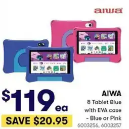 BIG W AIWA 8 Tablet Blue with EVA case offer