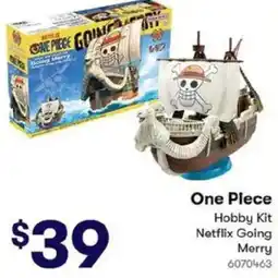 BIG W One Piece Hobby Kit Netflix Going Merry offer