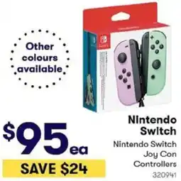 BIG W Nintendo Switch Joy Con Controllers offer