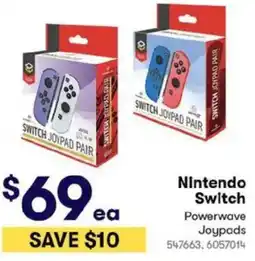BIG W Nintendo Switch Powerwave Joypads offer
