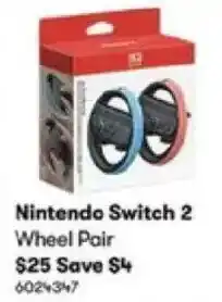 BIG W Nintendo Switch 2 Wheel Pair offer
