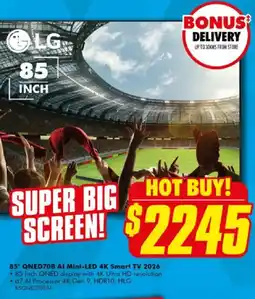 The Good Guys 85" QNED70B AI Mini-LED 4K Smart TV 2026 offer