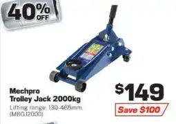 Repco Mechpro Trolley Jack offer