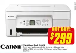 The Good Guys PIXMA Mega Tank G3675 offer