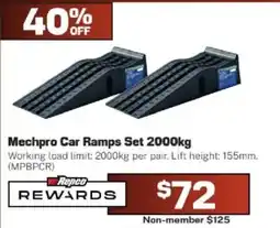 Repco Mechpro Car Ramps Set offer
