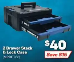 Repco 2 Drawer Stack & Lock Case offer