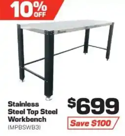 Repco Stainless Steel Top Steel Workbench offer