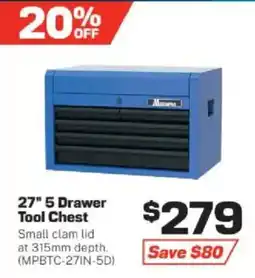 Repco 27" 5 Drawer Tool Chest offer