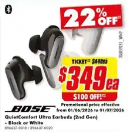 The Good Guys QuietComfort Ultra Earbuds (2nd Gen) offer