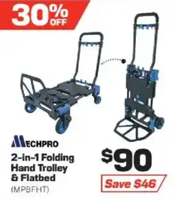 Repco 2-in-1 Folding Hand Trolley & Flatbed offer
