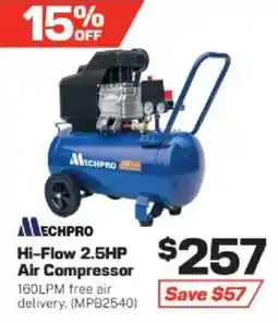 Repco Hi-Flow 2.5HP Air Compressor offer