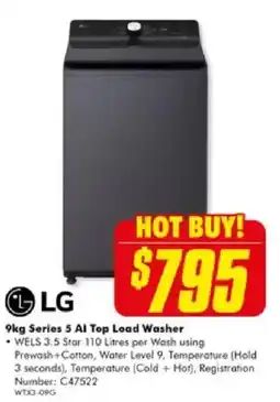 The Good Guys Series 5 Al Top Load Washer offer