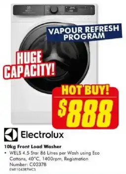 The Good Guys Front Load Washer offer