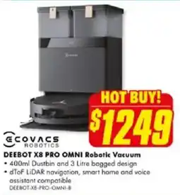 The Good Guys DEEBOT X8 PRO OMNI Robotic Vacuum offer