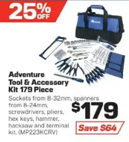Repco Adventure Tool & Accessory Kit 179 Piece offer