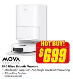The Good Guys E40 Ultra Robotic Vacuum offer