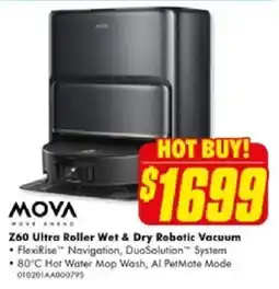 The Good Guys Z60 Ultra Roller Wet & Dry Robotic Vacuum offer