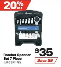Repco Ratchet Spanner Set 7 Piece offer