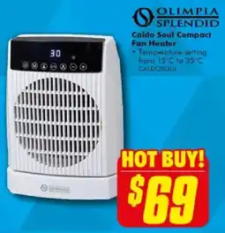 The Good Guys Caldo Soul Compact Fan Heater offer