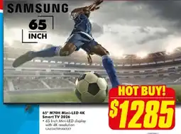 The Good Guys 65" M70H Mini-LED 4K Smart TV 2026 offer