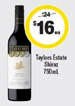 Liquorland Taylors Estate Shiraz offer