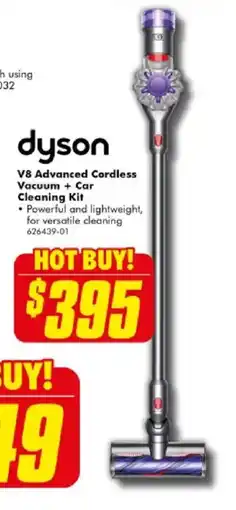 The Good Guys V8 Advanced Cordless Vacuum + Car Cleaning Kit offer