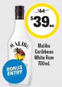 Liquorland Malibu Caribbean White Rum offer