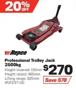 Repco Professional Trolley Jack offer
